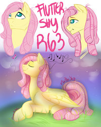 Size: 1024x1280 | Tagged: safe, artist:dragonfoxgirl, fluttershy, pony, g4, butterscotch, dreadlocks, rule 63, solo