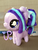 Size: 443x576 | Tagged: safe, artist:ultrapancake, aria blaze, earth pony, pony, g4, chibi, earth pony aria blaze, equestria girls ponified, irl, photo, plushie, ponified, solo