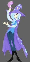 Size: 743x1553 | Tagged: safe, artist:aliasforrent, trixie, human, g4, female, humanized, solo, wand