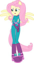 Size: 6205x11337 | Tagged: dead source, safe, artist:birdalliance, fluttershy, saddle rager, equestria girls, g4, power ponies (episode), absurd resolution, female, hilarious in hindsight, power ponies, simple background, solo, transparent background, vector