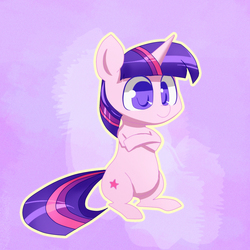 Size: 1000x1000 | Tagged: safe, artist:n3moni, twilight sparkle, g4, chibi, female, solo