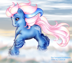 Size: 600x525 | Tagged: safe, artist:flyingpony, g1, cloud, cloudy, tornado