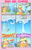 Size: 792x1224 | Tagged: safe, artist:henbe, applejack, rainbow dash, g4, birth, bungee jumping, cloud, comic, crying, dialogue, foal, freckles, offscreen character, open mouth, outdoors, sitting, smiling, speech bubble, stunned, umbilical cord, what has been seen