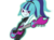 Size: 5238x3913 | Tagged: safe, artist:xxxsketchbookxxx, sonata dusk, equestria girls, g4, crossover, danny phantom, ember mclain, female, guitar, simple background, solo, transparent background, vector