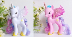 Size: 749x387 | Tagged: safe, princess celestia, g4, faic, female, irl, photo, pinklestia, toy, woll smoth