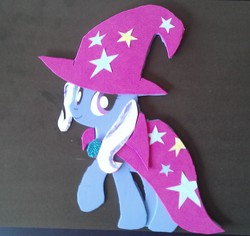 Size: 1647x1552 | Tagged: safe, artist:hampshirebrony, trixie, pony, unicorn, g4, craft, female, foam, mare