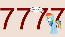 Size: 1920x1080 | Tagged: safe, artist:klaifferon, rainbow dash, pony, g4, check em, female, solo