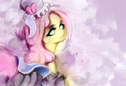 Size: 1700x1161 | Tagged: safe, artist:sverre93, fluttershy, g4, clothes, female, hat, solo
