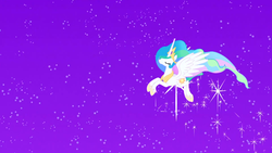 Size: 1366x768 | Tagged: safe, screencap, princess celestia, g4, the best night ever, female, solo