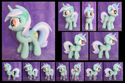 Size: 3417x2289 | Tagged: safe, artist:fireflytwinkletoes, lyra heartstrings, g4, high res, irl, photo, plushie, solo