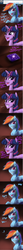 Size: 500x5464 | Tagged: safe, artist:elixerofalchemists, rainbow dash, twilight sparkle, alicorn, pony, g4, ask, computer, female, laptop computer, mare, psychotic twilight sparkle, tumblr, twilight sparkle (alicorn)