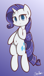 Size: 2050x3500 | Tagged: safe, artist:sheandog, rarity, g4, belly button, female, high res, solo