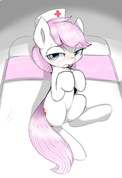Size: 2026x2966 | Tagged: safe, artist:skippy_the_moon, nurse redheart, pony, g4, female, high res, pixiv, solo