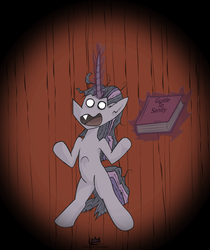 Size: 1362x1619 | Tagged: safe, artist:liracrown, twilight sparkle, g4, book, don't starve, magic, style emulation