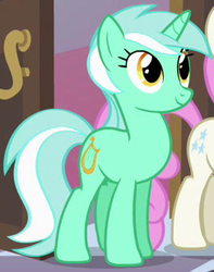 Size: 260x330 | Tagged: safe, screencap, lyra heartstrings, twinkleshine, pony, a canterlot wedding, g4, cropped, solo focus