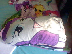 Size: 640x480 | Tagged: safe, applejack, pinkie pie, rarity, twilight sparkle, alicorn, pony, g4, female, fluffy, irl, mare, merchandise, photo, pillow, twilight sparkle (alicorn)