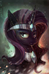 Size: 4000x6001 | Tagged: safe, artist:fly-gray, idw, nightmare rarity, pony, unicorn, g4, absurd resolution, female, mare, portrait, solo
