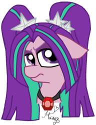 Size: 786x1024 | Tagged: safe, aria blaze, g4, grumpy, ponified