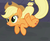 Size: 837x687 | Tagged: safe, screencap, applejack, earth pony, pony, g4, my little pony: friendship is magic, the cutie map, cropped, female, mare, silly, silly pony, solo, who's a silly pony