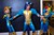 Size: 5183x3456 | Tagged: dead source, safe, artist:cosplayhazard, artist:supersandcosplay, rainbow dash, soarin', spitfire, human, g4, clothes, cosplay, fake ears, fake wings, female, goggles, irl, irl human, male, photo, pulling, trio, uniform, wonderbolts, wonderbolts uniform