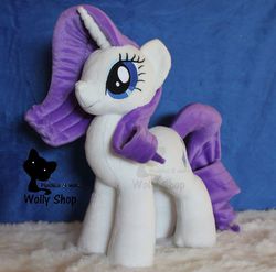 Size: 720x711 | Tagged: safe, artist:wollyshop, rarity, g4, irl, photo, plushie