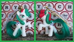 Size: 944x544 | Tagged: safe, artist:skypinpony, gusty, g1, g4, customized toy, g1 to g4, generation leap, irl, ornament, photo, toy