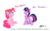 Size: 811x502 | Tagged: safe, artist:affinityshy, pinkie pie, twilight sparkle, pony, unicorn, g4, duo, duo female, female, floppy ears, mare, pi day, pie, pinkie pi, simple background, that pony sure does love pies, transparent background, unicorn twilight