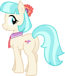Size: 3139x3671 | Tagged: safe, artist:ispincharles, coco pommel, g4, butt, female, high res, plot, simple background, solo, transparent background, vector, walking