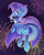 Size: 800x1000 | Tagged: safe, artist:partycannoninc, trixie, pony, unicorn, g4, female, fireworks, mare, solo