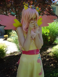 Size: 2448x3264 | Tagged: safe, artist:ruthalas, fluttershy, human, everfree northwest, g4, cosplay, everfree northwest 2014, high res, irl, irl human, photo