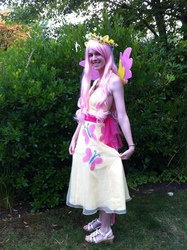 Size: 1936x2592 | Tagged: safe, artist:ruthalas, fluttershy, human, g4, cosplay, everfree northwest, everfree northwest 2014, irl, irl human, photo