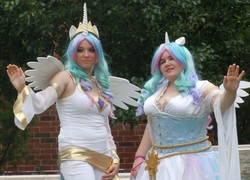 Size: 3626x2610 | Tagged: safe, artist:0pal-heart, princess celestia, human, g4, cosplay, high res, irl, irl human, photo