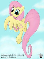 Size: 3000x4000 | Tagged: safe, artist:uminanimu, artist:wodahseht, fluttershy, g4, female, solo