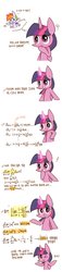 Size: 800x3500 | Tagged: safe, artist:joycall6, rainbow dash, twilight sparkle, alicorn, pony, g4, 20% cooler, calculus, comic, fancy mathematics, female, geometric series, korean, limit, mare, math, they did the math, translated in the comments, twilight sparkle (alicorn)