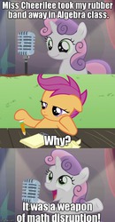 Size: 490x942 | Tagged: safe, bloom & gloom, g4, algebra, bad pun, bad sweetie belle joke, math, pun