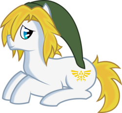 Size: 4574x4234 | Tagged: safe, artist:plone, absurd resolution, link, ponified, simple background, the legend of zelda, transparent background, vector