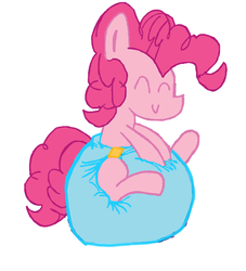 Size: 640x704 | Tagged: safe, artist:fillyscoots42, pinkie pie, g4, coloring, diaper, female, impossibly large diaper, non-baby in diaper, poofy diaper, smiling, solo