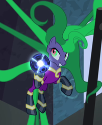 Size: 453x557 | Tagged: safe, screencap, mane-iac, g4, power ponies (episode), cropped, electro orb, female, solo