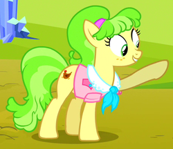 Size: 458x395 | Tagged: safe, screencap, chickadee, ms. peachbottom, g4, games ponies play, cropped, female, solo
