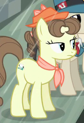 Size: 262x382 | Tagged: safe, screencap, lucky breaks, pegasus olsen, peggy holstein, earth pony, pony, g4, rarity takes manehattan, background pony, delegate 2, female, male, mare, solo focus, stallion