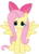 Size: 420x576 | Tagged: dead source, safe, fluttershy, pegasus, pony, g4, apple bloom's bow, blushing, bow, cute, hair bow, shyabetes, simple background, solo, transparent background, vector