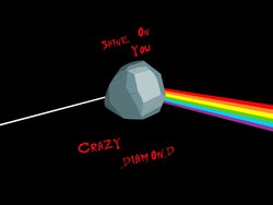 Size: 900x675 | Tagged: safe, artist:spawn0701, tom, pony, album cover, hipgnosis, pink floyd, ponified, ponified album cover, shine on you crazy diamond, the dark side of the moon