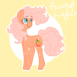 Size: 1000x1000 | Tagged: safe, artist:peachylog, oc, oc only, oc:peachy log, earth pony, pony, solo