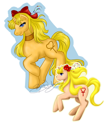 Size: 1195x1384 | Tagged: safe, artist:phynix, aino minako, ponified, sailor moon (series), sailor venus