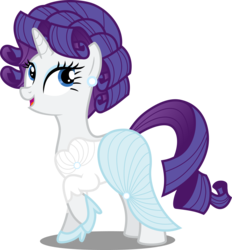 Size: 7290x7861 | Tagged: safe, artist:atomicmillennial, rarity, pony, unicorn, g4, absurd resolution, alternate hairstyle, clothes, dress, female, mare, raised hoof, simple background, solo, transparent background