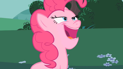 Size: 1280x720 | Tagged: safe, screencap, pinkie pie, baby cakes, g4, expression, faic