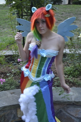 Size: 2304x3456 | Tagged: safe, artist:tenshicosplay, rainbow dash, human, g4, cosplay, high res, irl, irl human, photo