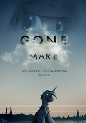 Size: 1049x1500 | Tagged: safe, artist:jamescorck, princess cadance, shining armor, g4, gone girl, movie, movie poster, parody