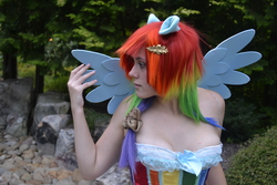 Size: 3456x2304 | Tagged: safe, artist:tenshicosplay, rainbow dash, human, g4, cosplay, high res, irl, irl human, photo