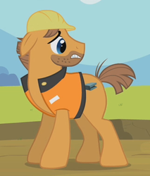 Size: 323x379 | Tagged: safe, screencap, jim beam, g4, the mysterious mare do well, background pony, solo